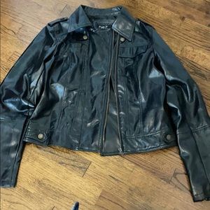 Leather like jacket